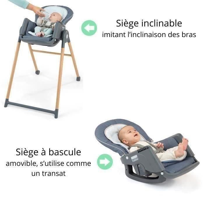 Ingenuity ING0074451168695 - Trona Evolutiva 7 en 1 Hamaca, Asiento Elevador, Silla Bebé hasta 5 años con Posicionador - Chambray 3 Ingenuity ING0074451168695 - Trona Evolutiva 7 en 1 Hamaca, Asiento Elevador, Silla Bebé hasta 5 años con Posicionador - Chambray 3