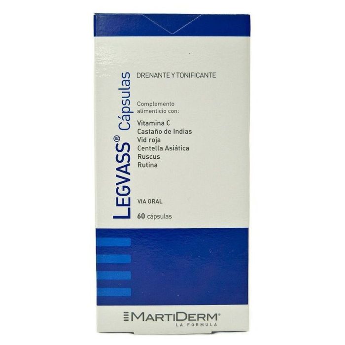 Martiderm LEGVASS cápsulas 60 u - Complemento nutricional para salud vascular, colágeno, cansancio y fatiga 6