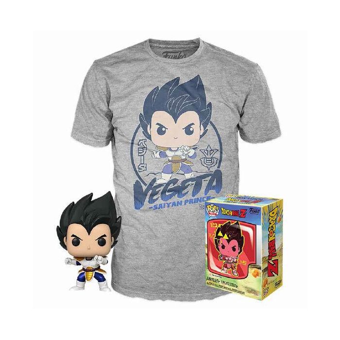 Set figura POP & Tee Dragon Ball Z Vegeta