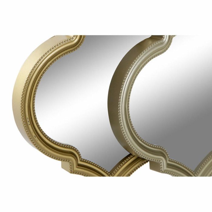 Espejo Arabe DKD Home Decor Dorado Bronce 3 x 55 x 50 cm Set de 5 (2 Unidades) 1 Espejo Arabe DKD Home Decor Dorado Bronce 3 x 55 x 50 cm Set de 5 (2 Unidades) 1