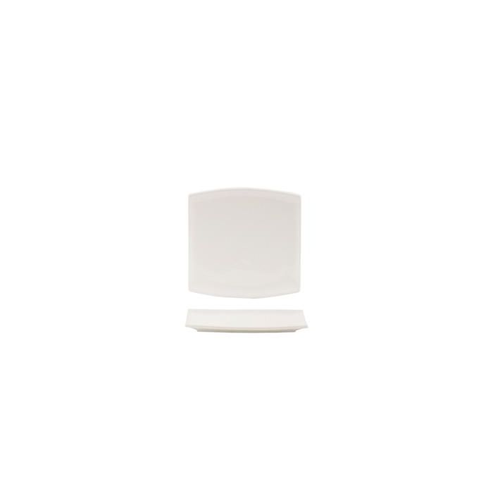 Plato Llano Noubon New 21x21 cm - SUMMA, Porcelana, Color Marfil (6 Unidades) Plato Llano Noubon New 21x21 cm - SUMMA, Porcelana, Color Marfil (6 Unidades)