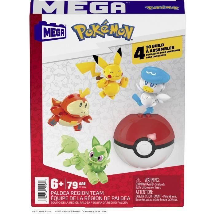 Mega Construx Pokemon Equipo Región Paldea Hpx92 Mattel 1 Mega Construx Pokemon Equipo Región Paldea Hpx92 Mattel 1