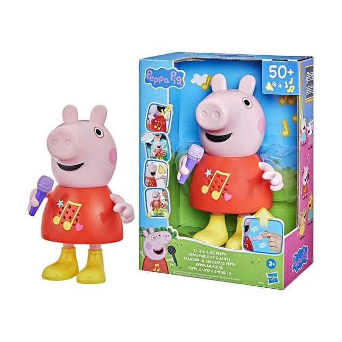 Hasbro Peppa Pig Muñeca Musical G0518 con Más de 50 Sonidos 9