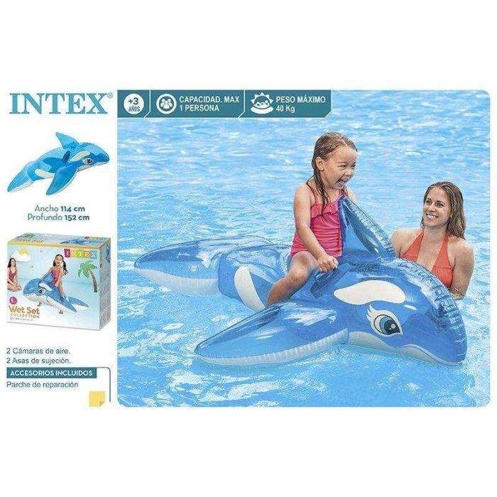 Figura hinchable ballena 152x114 cm (+ 3 años) 6 Figura hinchable ballena 152x114 cm (+ 3 años) 6