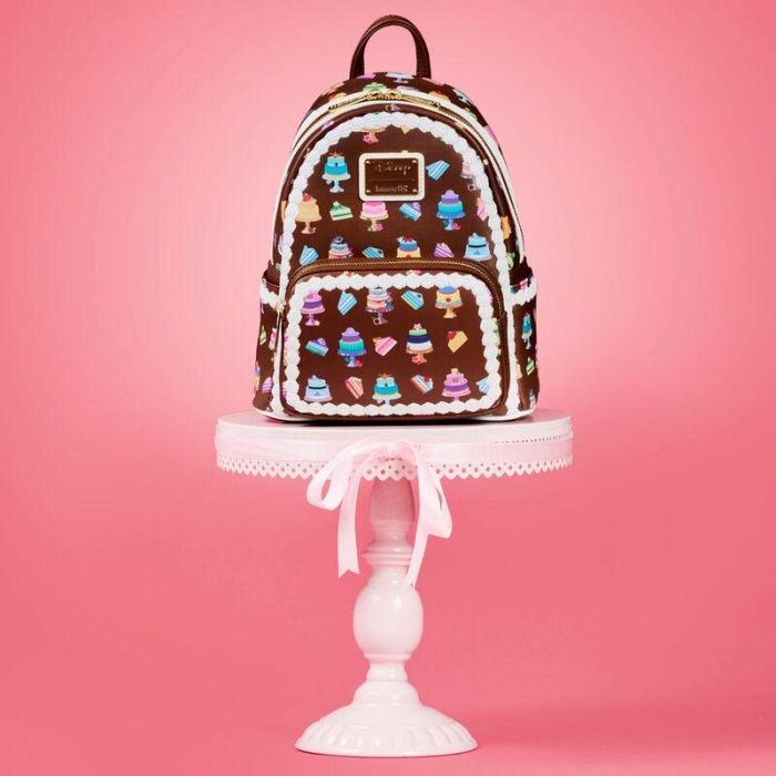 Loungefly Mini Mochila Disney Princess Cakes - Piel Sintética con Apliques 4 Loungefly Mini Mochila Disney Princess Cakes - Piel Sintética con Apliques 4