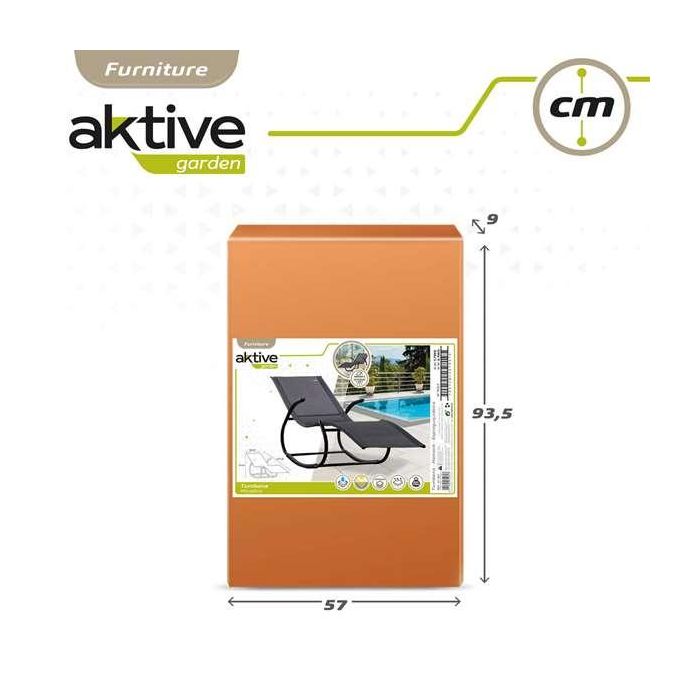 Tumbona de textileno aktive 172x53x75 cm 6 Tumbona de textileno aktive 172x53x75 cm 6
