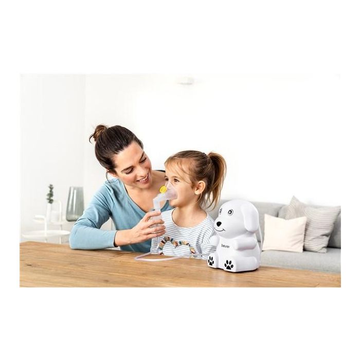 Beurer IH-24 kids Nebulizador Infantil para Asma y Enfermedades Respiratorias con Mascarilla de Silicona 2 Beurer IH-24 kids Nebulizador Infantil para Asma y Enfermedades Respiratorias con Mascarilla de Silicona 2