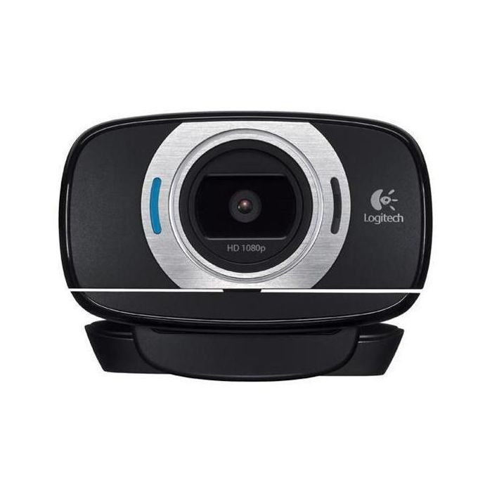 Logitech C615 Webcam Full HD 1080p con Autofocus para Grabación y Videollamadas HD 720p, USB 2.0, Compatible con Windows/Mac, Negra