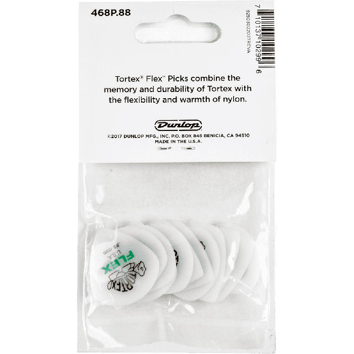 Pack 12 Púas Tortex® Flex Jazz Iii - 0,88 Mm 1 Pack 12 Púas Tortex® Flex Jazz Iii - 0,88 Mm 1
