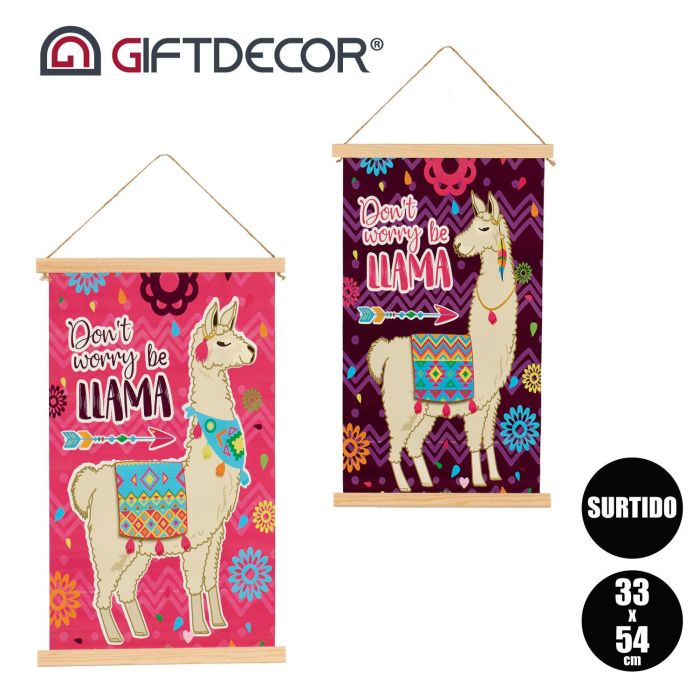 Lienzo Pergamino Llama Surtidos 33X54Cm Giftdecor (24 Unidades) 3 Lienzo Pergamino Llama Surtidos 33X54Cm Giftdecor (24 Unidades) 3