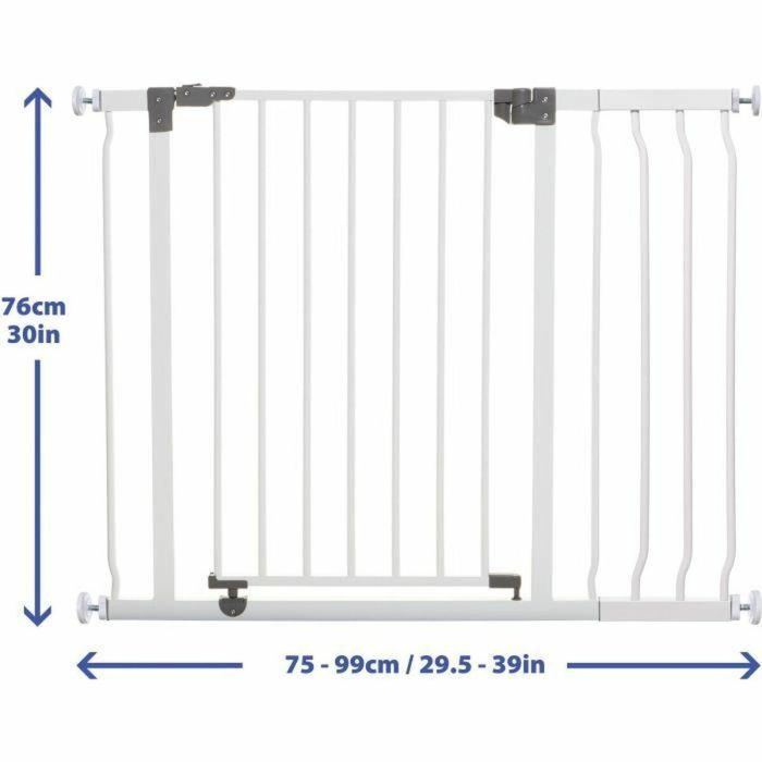 Dreambaby AAAAL83433 Barrera de Seguridad Liberty + Extensión 18 cm - Para aberturas 93-99 cm - Incluye Barrera y Extensión - Blanco 4 Dreambaby AAAAL83433 Barrera de Seguridad Liberty + Extensión 18 cm - Para aberturas 93-99 cm - Incluye Barrera y Extensión - Blanco 4