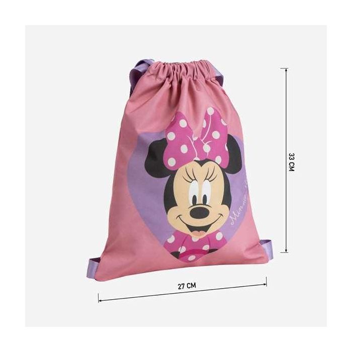 Saquito escolar minnie 27.0 x 33.0 x 1.0 cm 3