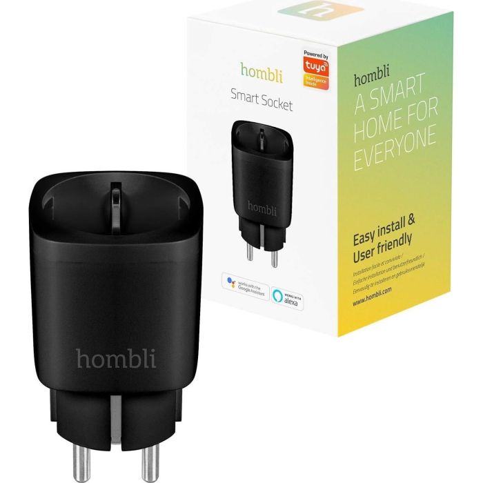 Hombli smarte outdoor Steckdose V2. schwarz 1 Hombli smarte outdoor Steckdose V2. schwarz 1