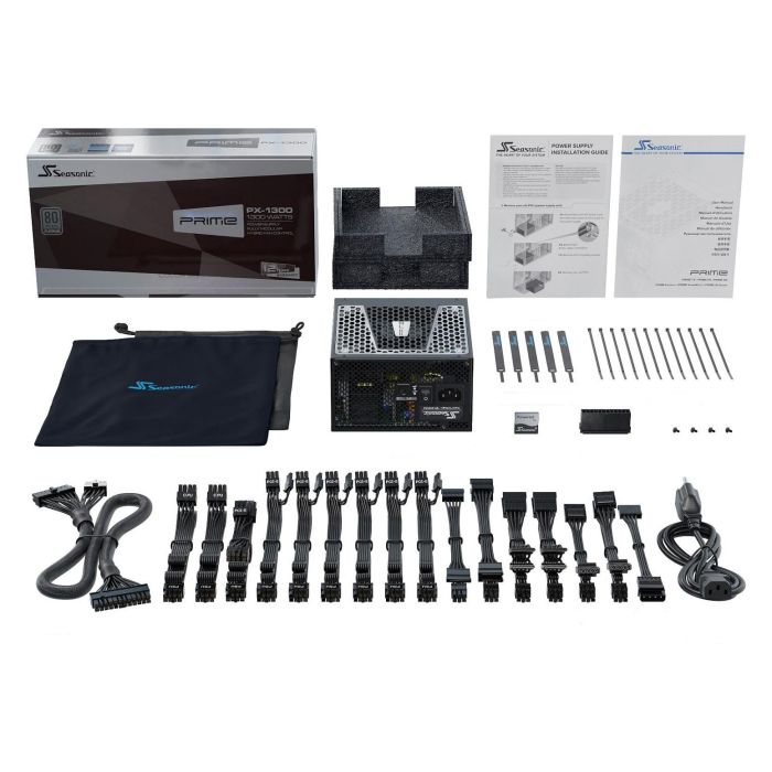 Seasonic PRIME-TX-1300-ATX30 Fuente de Alimentación 1300W 80 PLUS Platinum Modular ATX Negro 1