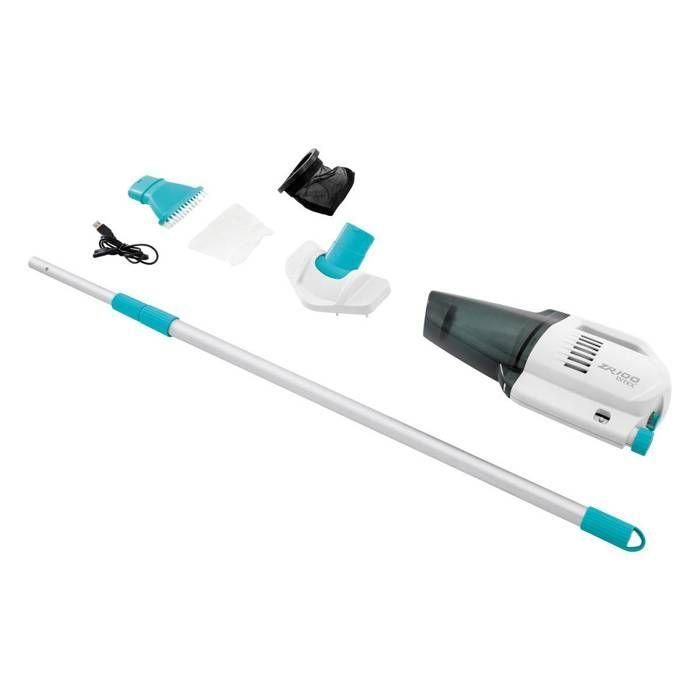 Limpiador de baterías para spa INTEX ZR100 - Autonomía 50 mins - Cargador USB + 2 cepillos intercambiables incluidos 1 Limpiador de baterías para spa INTEX ZR100 - Autonomía 50 mins - Cargador USB + 2 cepillos intercambiables incluidos 1