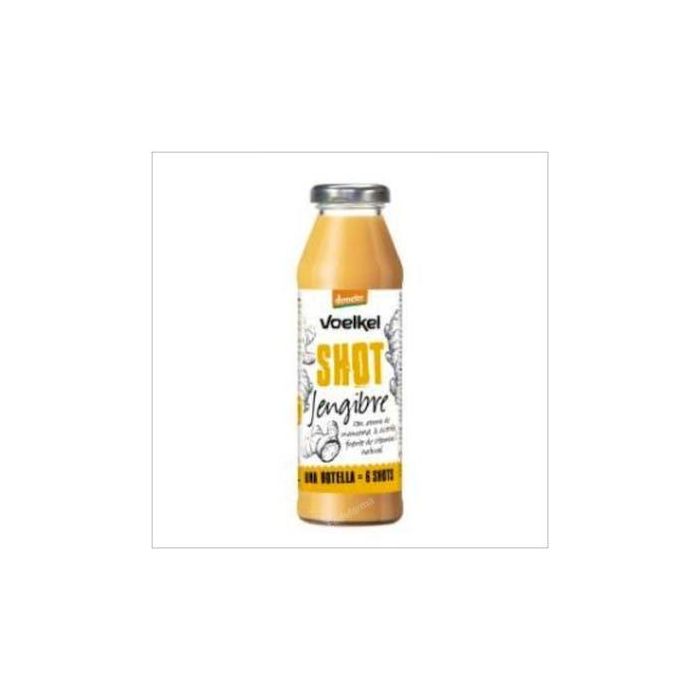 VOELKEL Shot de Jengibre, Manzana, Acerola y Limón Bio 280ml - Zumo Ecológico Detox y Vitamínico