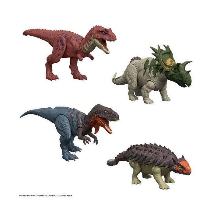 Mattel Dinosaurio Jurassic World Wild Roar, Figura de Acción Surtida con Sonido Rugido Realista (Pilas LR44) Mattel Dinosaurio Jurassic World Wild Roar, Figura de Acción Surtida con Sonido Rugido Realista (Pilas LR44)
