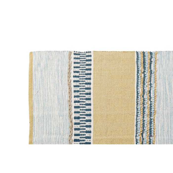 DKD Home Decor Alfombra Moderna Multicolor de Algodón, Yute y Poliéster 230x160 cm (2 Unidades) 1
