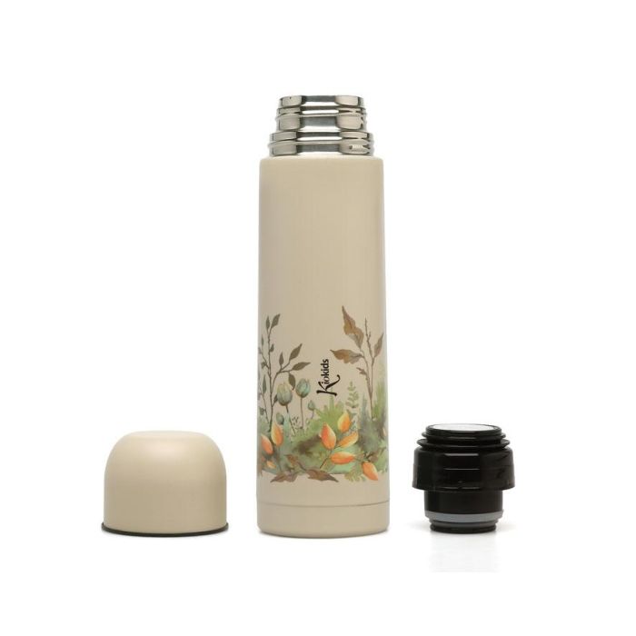 KioKids Honey Termo para Líquidos 500 mL Beige Anti-Goteo Anti-Derrame Acero Inoxidable Doble Pared Frío 24h Calor 12h 1 KioKids Honey Termo para Líquidos 500 mL Beige Anti-Goteo Anti-Derrame Acero Inoxidable Doble Pared Frío 24h Calor 12h 1