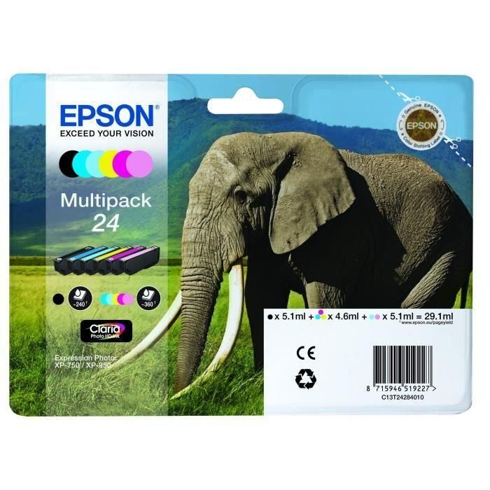 Epson Claria Photo HD Ink Cartucho Multipack 6 Colores 24 1