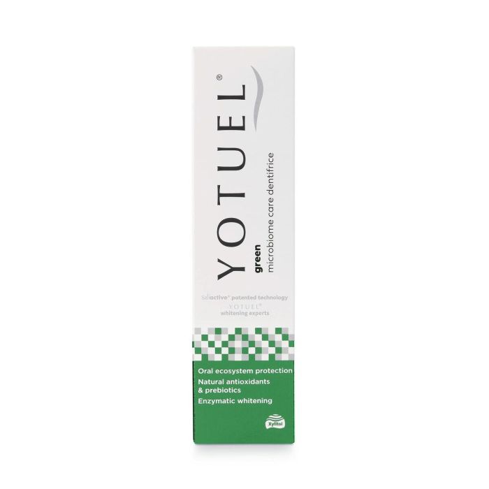 Yotuel MICROBIOME GREEN Dentífrico Natural 100 ml - Protección Microbioma Oral, Antibacteriano y Esmalte Dental Fuerte 1 Yotuel MICROBIOME GREEN Dentífrico Natural 100 ml - Protección Microbioma Oral, Antibacteriano y Esmalte Dental Fuerte 1