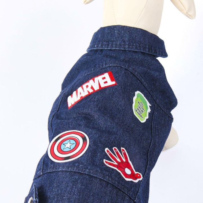 Chaqueta para Perro Marvel Azul S 7 Chaqueta para Perro Marvel Azul S 7