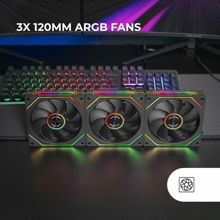 Ventilador de Caja Mars Gaming MF-LINKFINITYKIT2 Ø 12 cm 5 Ventilador de Caja Mars Gaming MF-LINKFINITYKIT2 Ø 12 cm 5