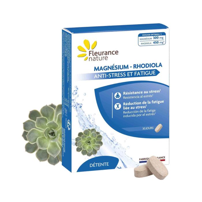 FLEURANCE NATURE Magnesio - Rhodiola 30 Comprimidos