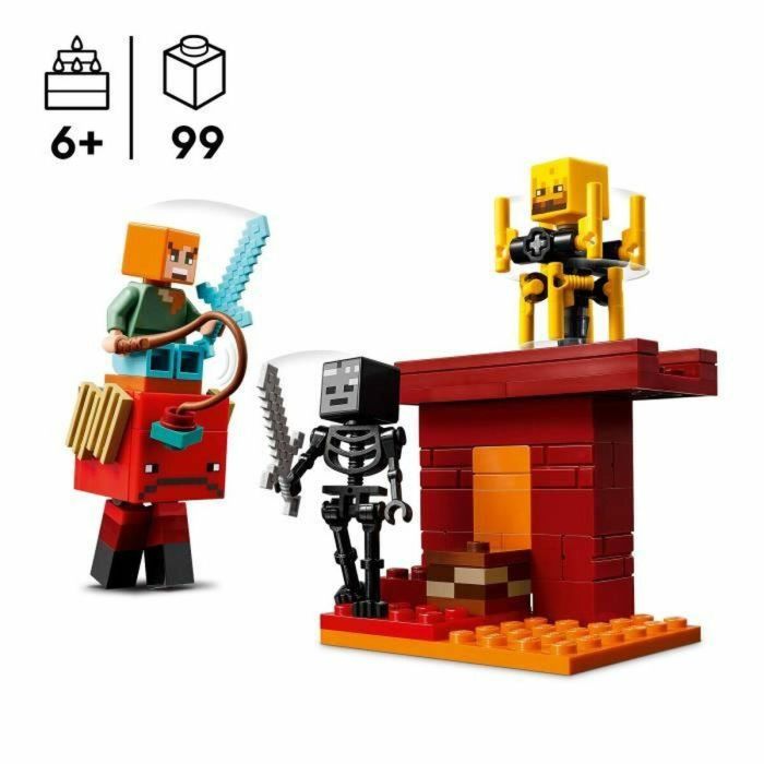 LEGO Minecraft 21266 Batalla de Lava Abisal - Juguete para fanáticos de los videojuegos 5