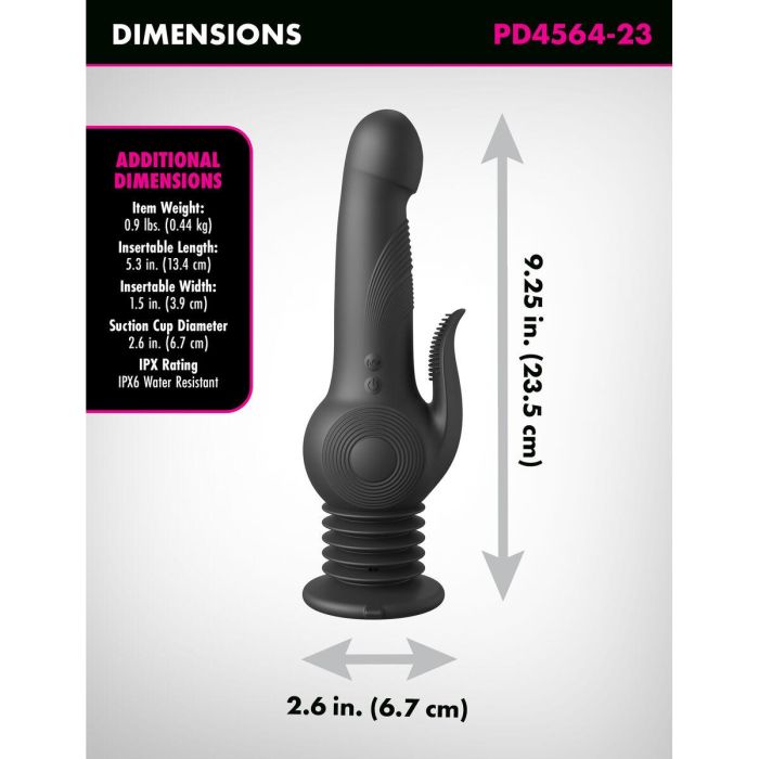 Vibrador Punto G Pipedream Fetish Fantasy Series Negro 2