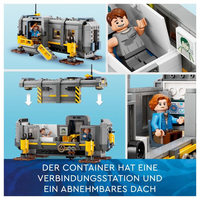LEGO 75574 Avatar Montañas Flotantes: Sector 26 y Samson de la RDA, Juego de Construcción, 887 Piezas, a Partir de 9 Años