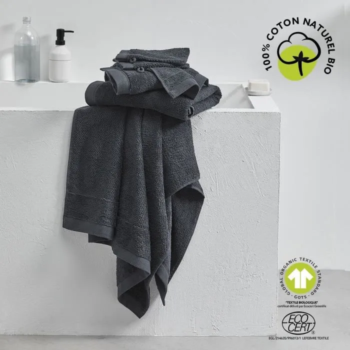 Today Toalla de Baño TOD3574643536532 70 x 130 cm Algodón Carbón Orgánico 1 Today Toalla de Baño TOD3574643536532 70 x 130 cm Algodón Carbón Orgánico 1
