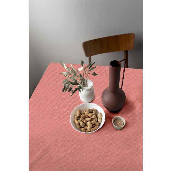 Algon Rollo Mantel Orange 10 m x 1 m con Mandril, Desechable, Hostelería (12 Unidades)