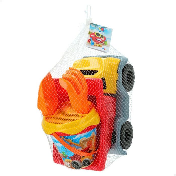 Set de Juguetes de Playa Colorbaby MR CRABY CONSTRUCTION Polipropileno (12 Unidades) 1 Set de Juguetes de Playa Colorbaby MR CRABY CONSTRUCTION Polipropileno (12 Unidades) 1