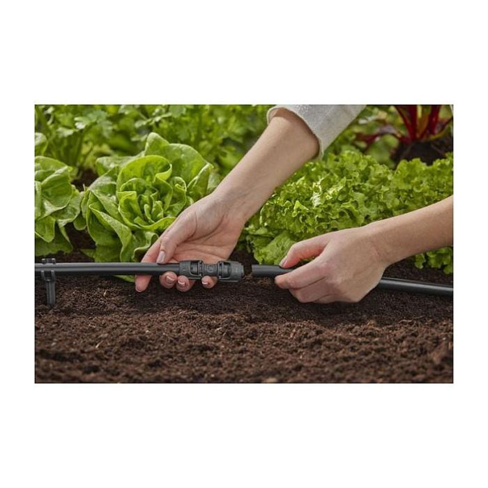 Gardena 13203-20 Acoplamiento de Tuberías para Sistema de Riego por Goteo, 13 mm (1/2"), 3 Piezas, Negro 2 Gardena 13203-20 Acoplamiento de Tuberías para Sistema de Riego por Goteo, 13 mm (1/2"), 3 Piezas, Negro 2