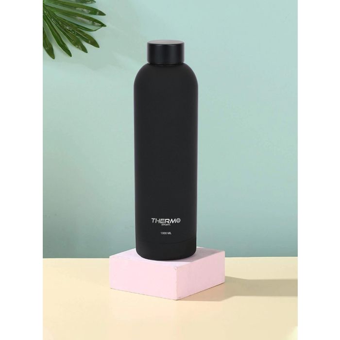 Botella Termo Soft Touch 1L Negra Thermosport (6 Unidades) 5 Botella Termo Soft Touch 1L Negra Thermosport (6 Unidades) 5