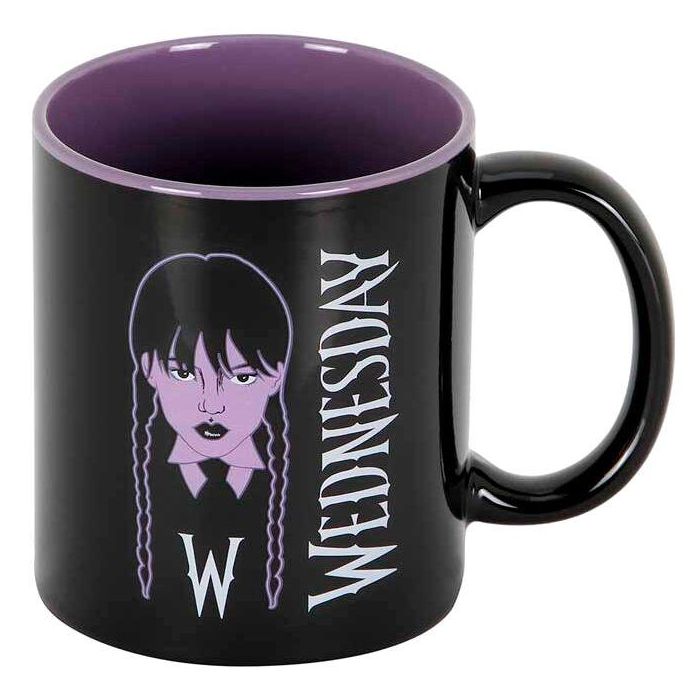 Wednesday Miércoles Taza Braid Negro - Cerámica para Bebidas Calientes con Caja Regalo 1 Wednesday Miércoles Taza Braid Negro - Cerámica para Bebidas Calientes con Caja Regalo 1