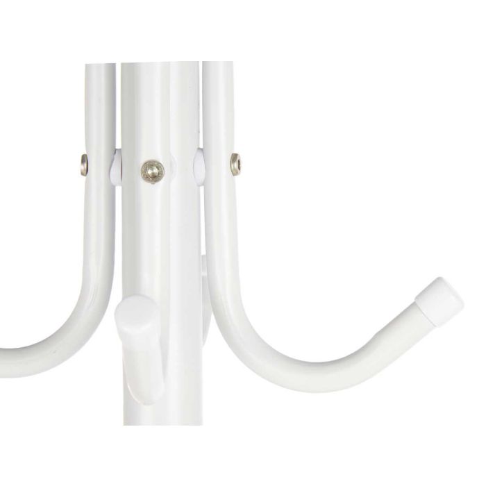Perchero Metal Mate Blanca Kipit 59x6x26cm (6 Unidades) 3 Perchero Metal Mate Blanca Kipit 59x6x26cm (6 Unidades) 3