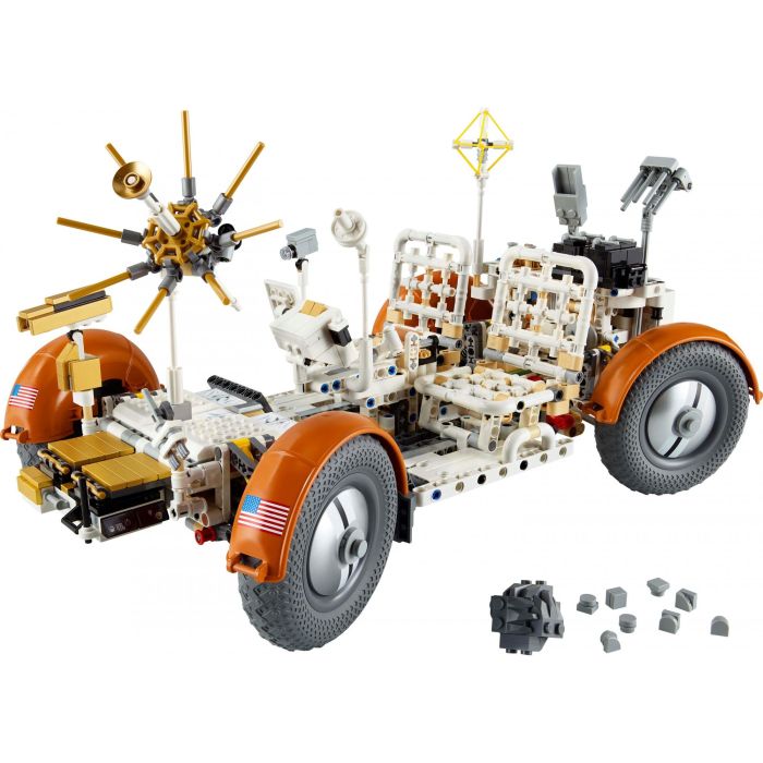 LEGO 42182 Technic Vehículo de Exploración Lunar Apollo de la NASA - LRV Space Rover para Adultos 1 LEGO 42182 Technic Vehículo de Exploración Lunar Apollo de la NASA - LRV Space Rover para Adultos 1