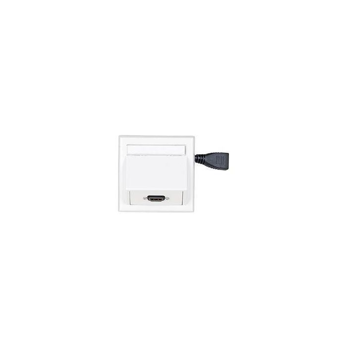 Vivolink Wall Connection Box HDMI inc Thorsmann wall box, White Vivolink Wall Connection Box HDMI inc Thorsmann wall box, White