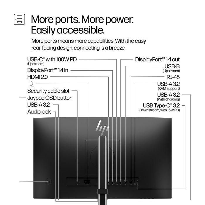Monitor HP 9E0G9UT 23,8" Full HD 8