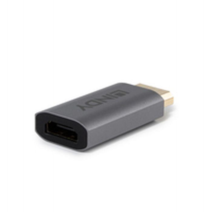 Adaptador DisplayPort a HDMI LINDY 8K60 ACTIVE Gris 0 Adaptador DisplayPort a HDMI LINDY 8K60 ACTIVE Gris 0