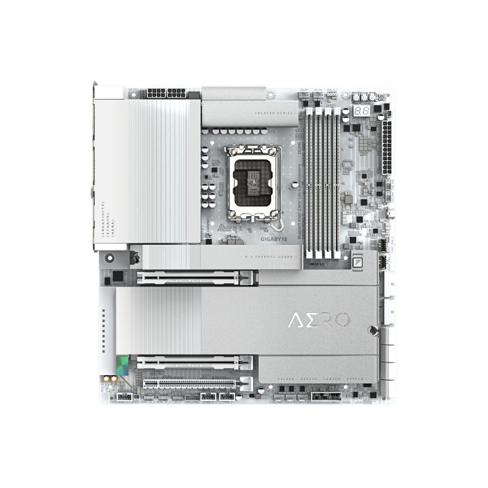 GIGABYTE Z890 AERO D Placa Base - Compatible con CPUs Intel Core Ultra (Serie 2), VRM de 16+1+2 fases, hasta 9500MHz DDR5 (OC), PCIe 5.0 M.2, Wi-Fi 7, Thunderbolt 5 1 GIGABYTE Z890 AERO D Placa Base - Compatible con CPUs Intel Core Ultra (Serie 2), VRM de 16+1+2 fases, hasta 9500MHz DDR5 (OC), PCIe 5.0 M.2, Wi-Fi 7, Thunderbolt 5 1