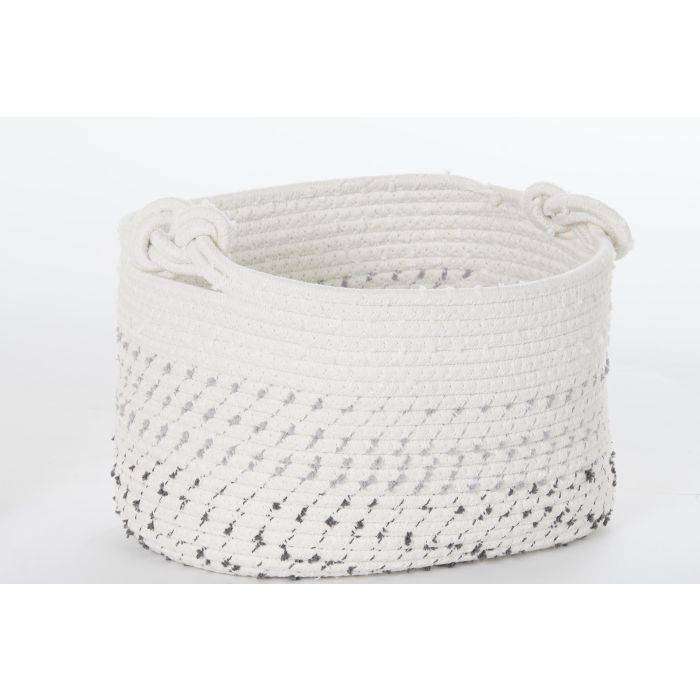 DKD Home Decor Cesta Boho Blanco Negro Algodón Set de 4 Piezas 36 x 33 x 36 cm 1 DKD Home Decor Cesta Boho Blanco Negro Algodón Set de 4 Piezas 36 x 33 x 36 cm 1