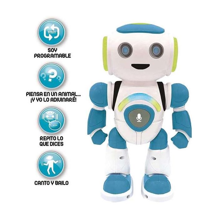Robot Interactivo Powerman JR.Habla,baila y toca música. Con efectos de luces y sonidos. 26.5x14.9x11.5 cm 3 Robot Interactivo Powerman JR.Habla,baila y toca música. Con efectos de luces y sonidos. 26.5x14.9x11.5 cm 3