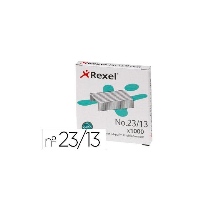 Rexel Grapas 23-13 gralvanizadas Caja De 1000