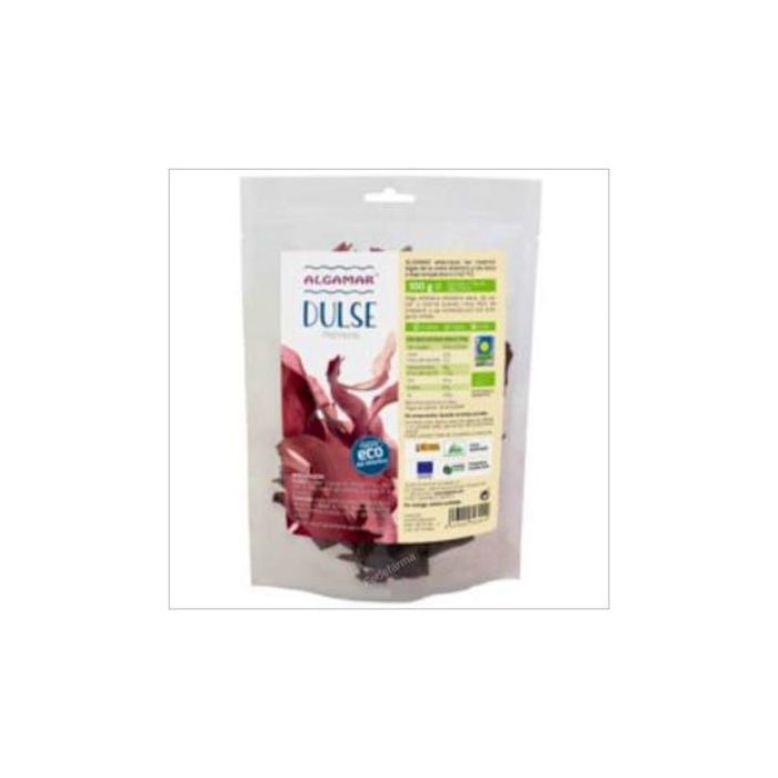 ALGAMAR Alga Dulse 100g para Ensaladas y Sopas - Cruda o Cocinada - Fuente de Proteínas y Potasio - Vegana Sin Gluten