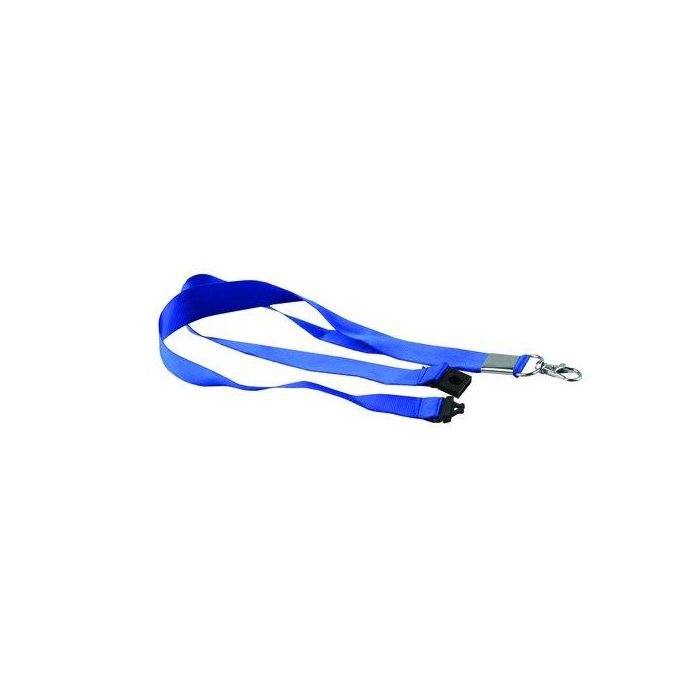 Cordon Para Distintivo Forofis Azul Con Clip Metalico Caja De 50