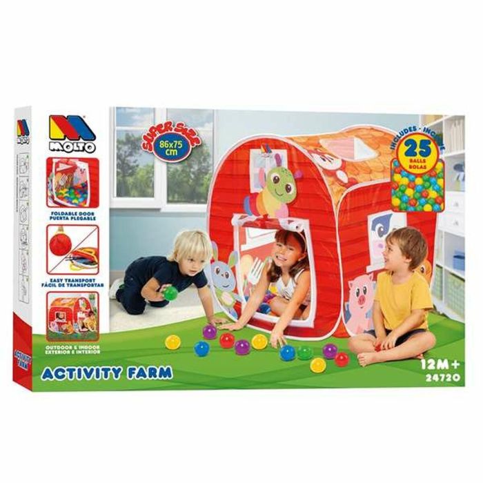 Parque de bolas granja con 25 bolas incluidas. 61,5x27,5x32,5 cm 6 Parque de bolas granja con 25 bolas incluidas. 61,5x27,5x32,5 cm 6