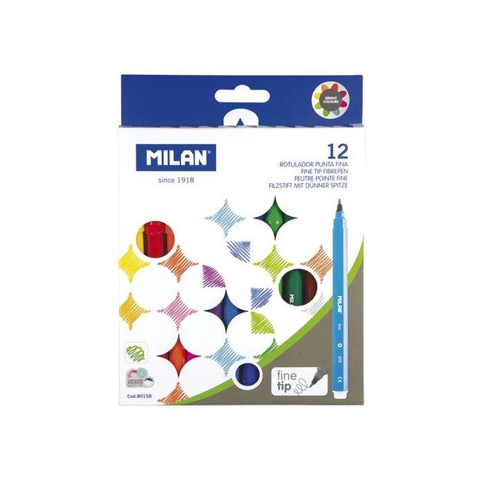 Rotulador Milan 610 Estuche De 12